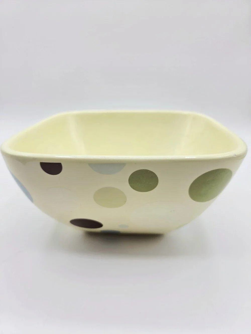 Chocolat Plain Jane Polka Dot Serving Bowl, The Best Thing in Life is Chocolate!